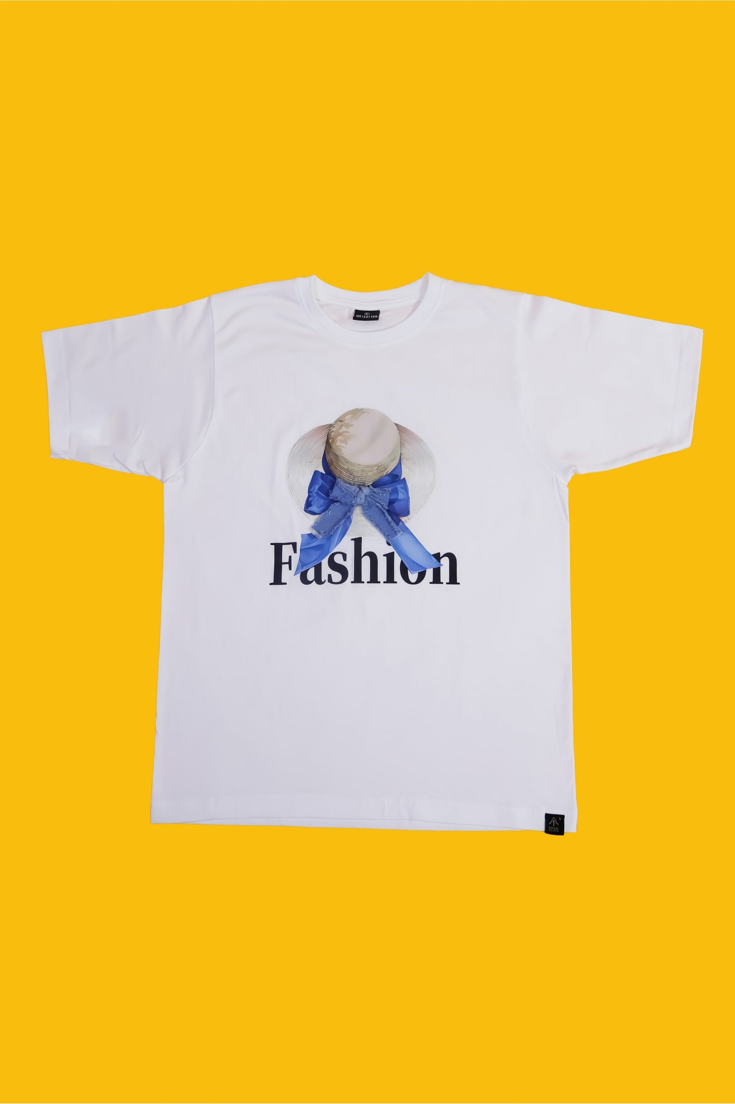 Fashion Hat Graphic White T-Shirt