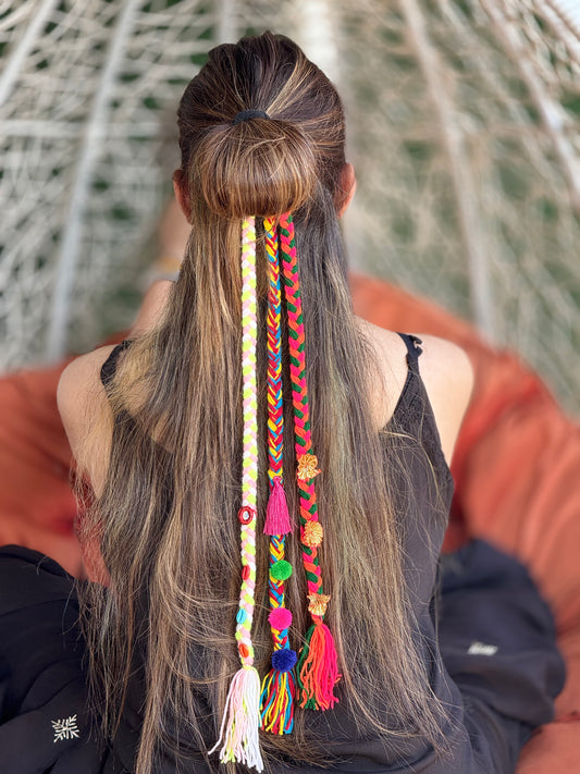 Festival Bloom Braided Hair Accessory