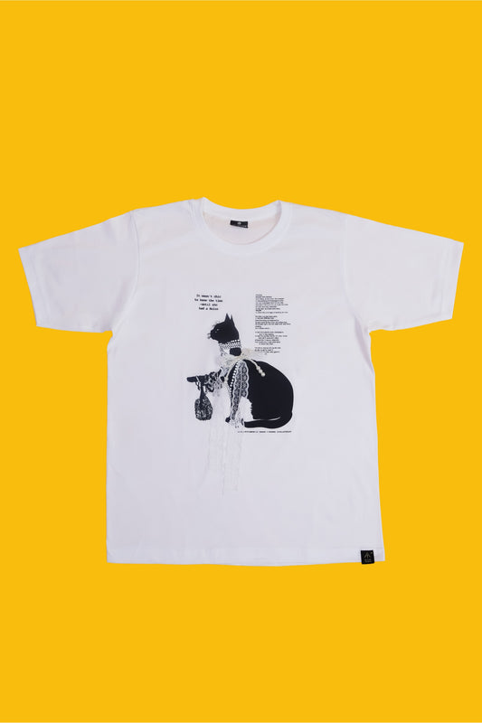 Elegant Cat Graphic T-Shirt