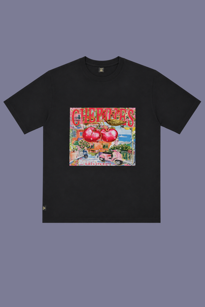 Cherry Vibes Graphic T-Shirt