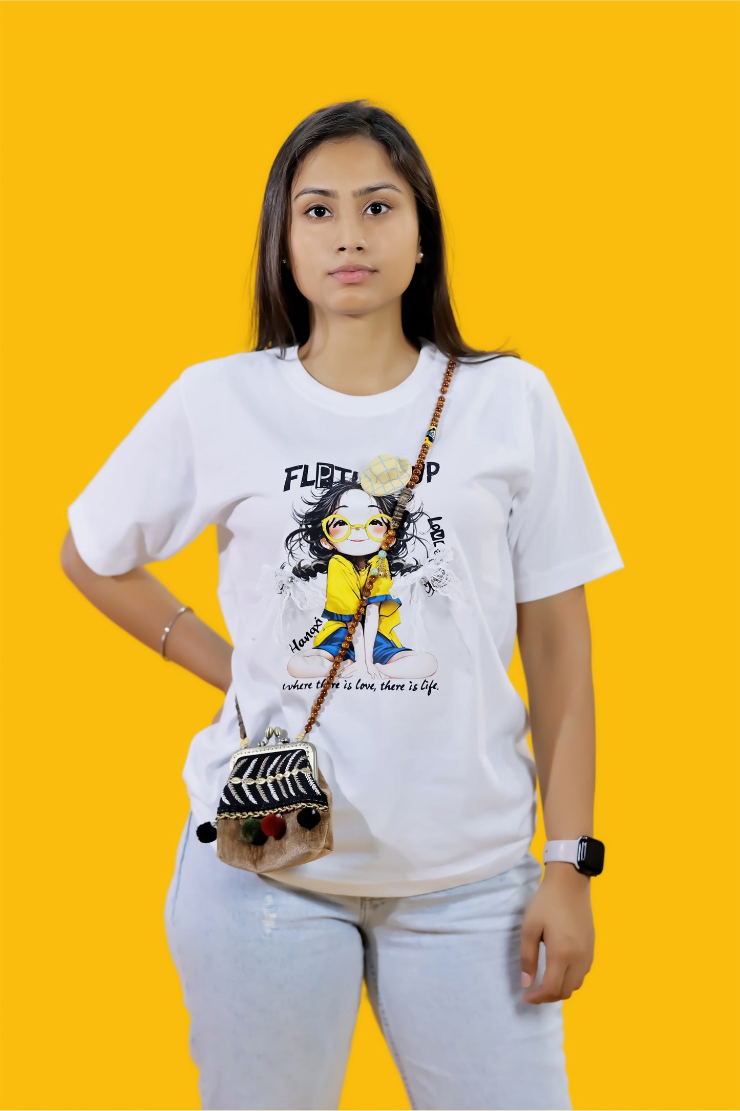 Flip the Pop Girl Graphic T-Shirt