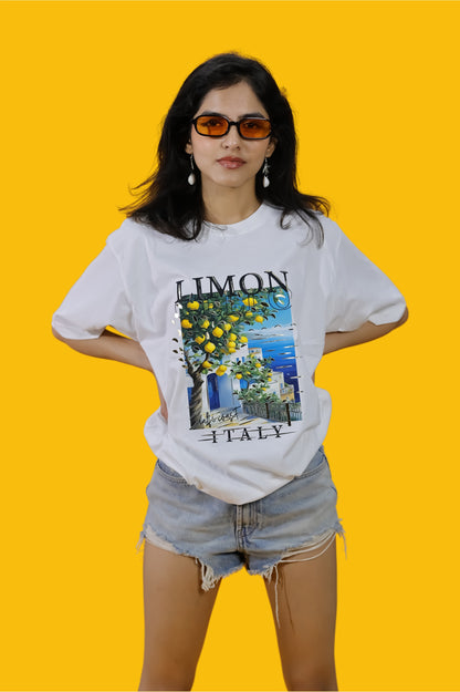 Limon Italy Summer Graphic T-Shirt