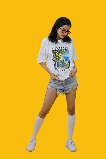Limon Italy Summer Graphic T-Shirt