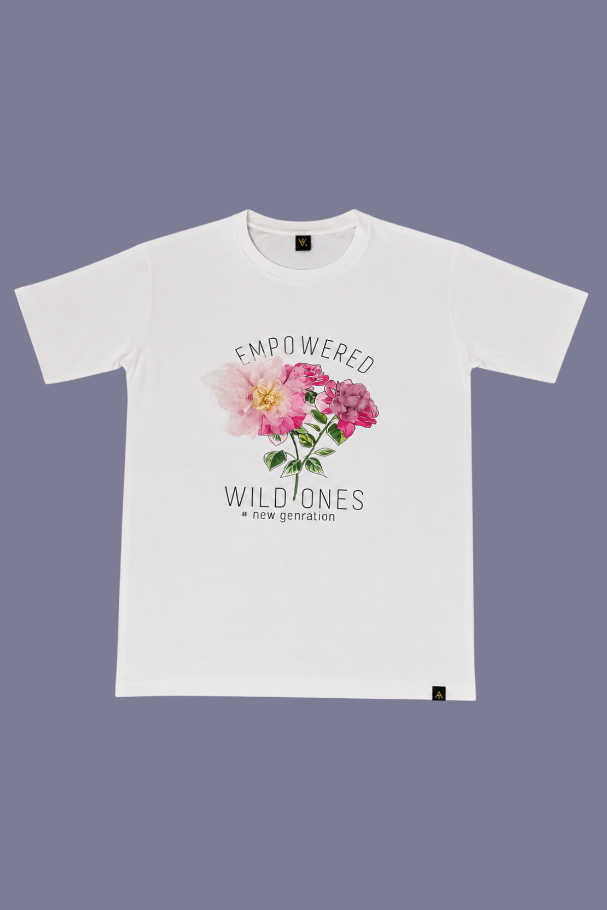 Empowered Floral Graphic 3D T-Shirt
