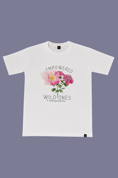 Empowered Floral Graphic 3D T-Shirt
