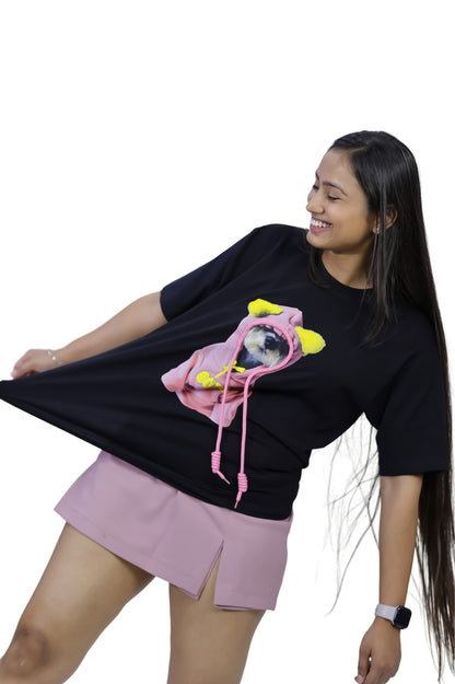 Oops Dog Hoodie Graphic T-Shirt