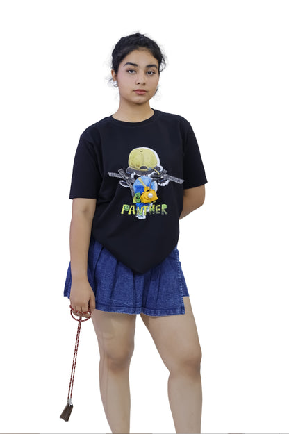 Panther Street Style Graphic T-Shirt