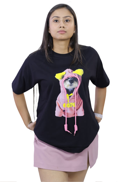 Oops Dog Hoodie Graphic T-Shirt