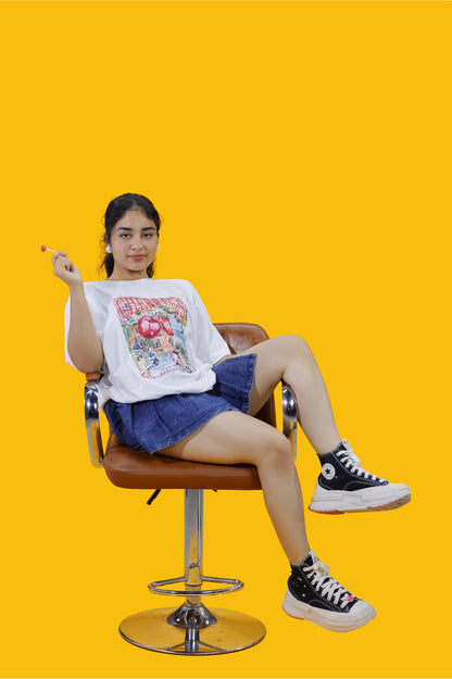 Cherries Italian Street Art T-Shirt