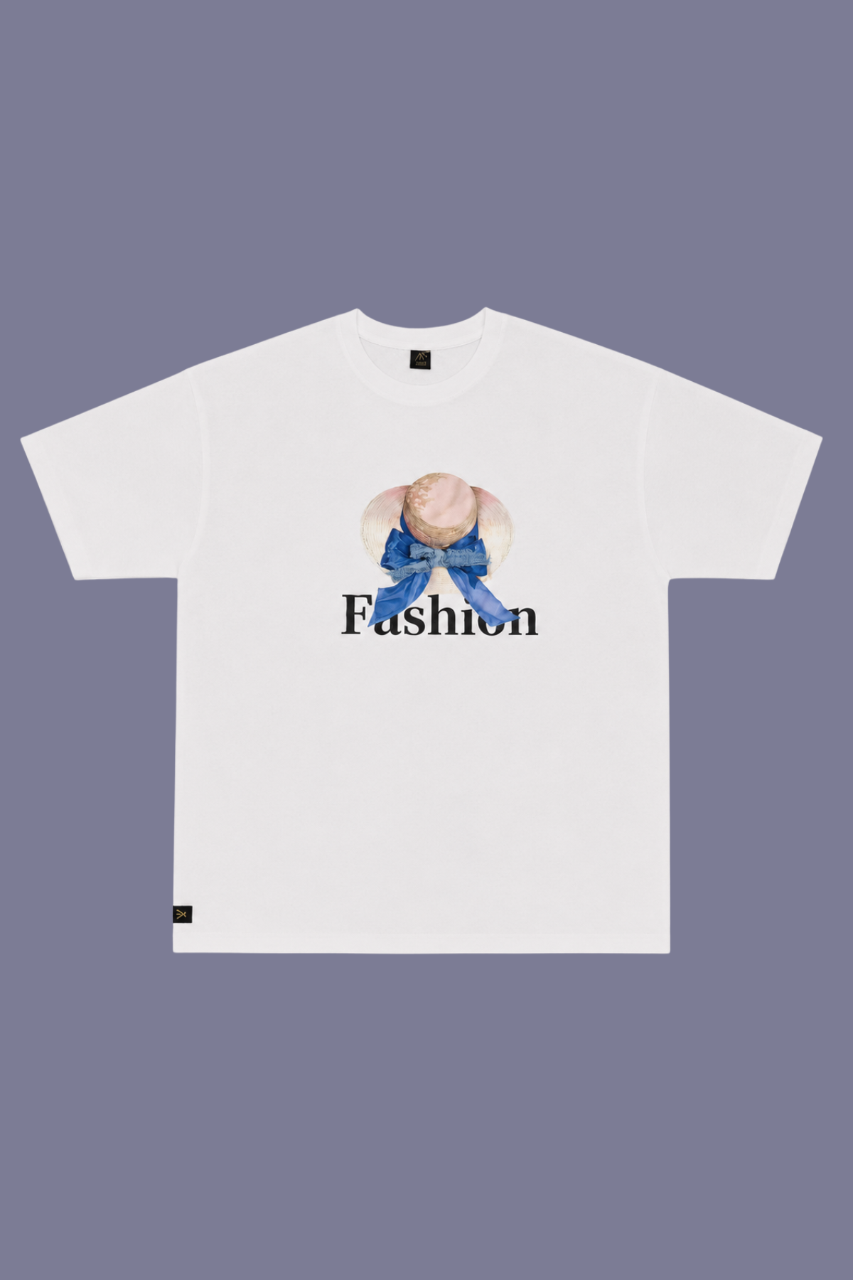 Blue Bow Fashion Graphic T-Shirt