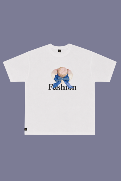 Blue Bow Fashion Graphic T-Shirt