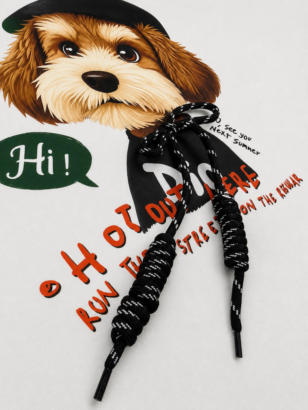 Hip Hop Puppy Graphic 3D T-Shirt
