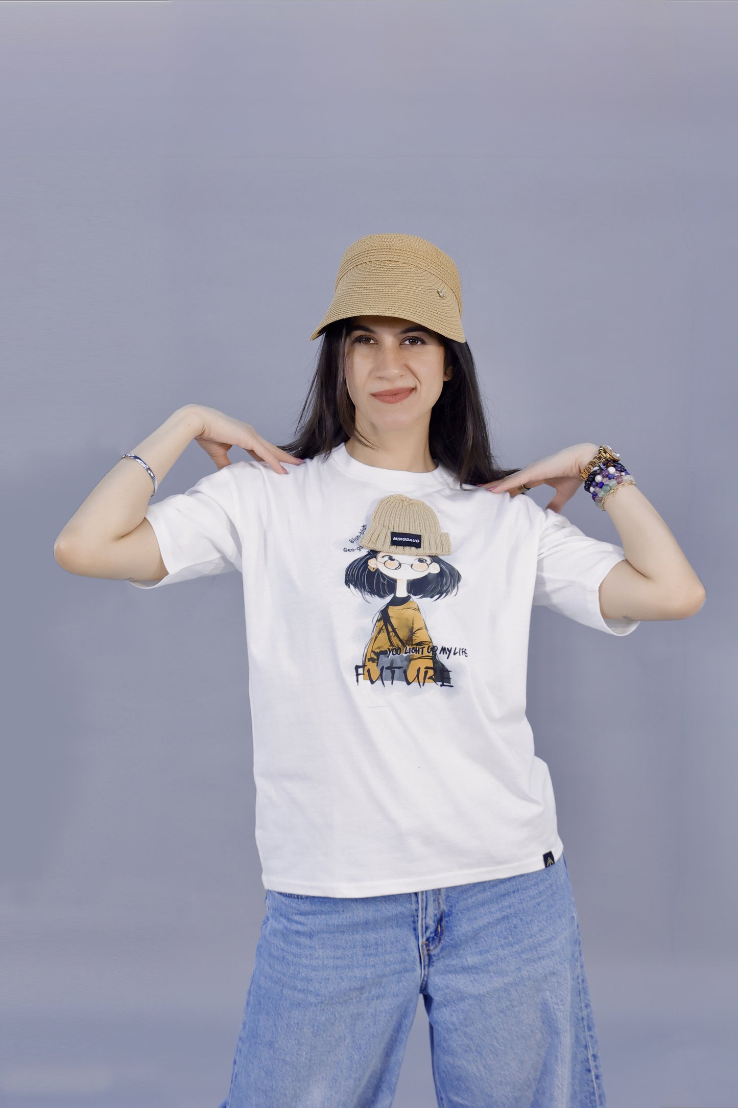 Cute Girl Graphic 3D T-Shirt