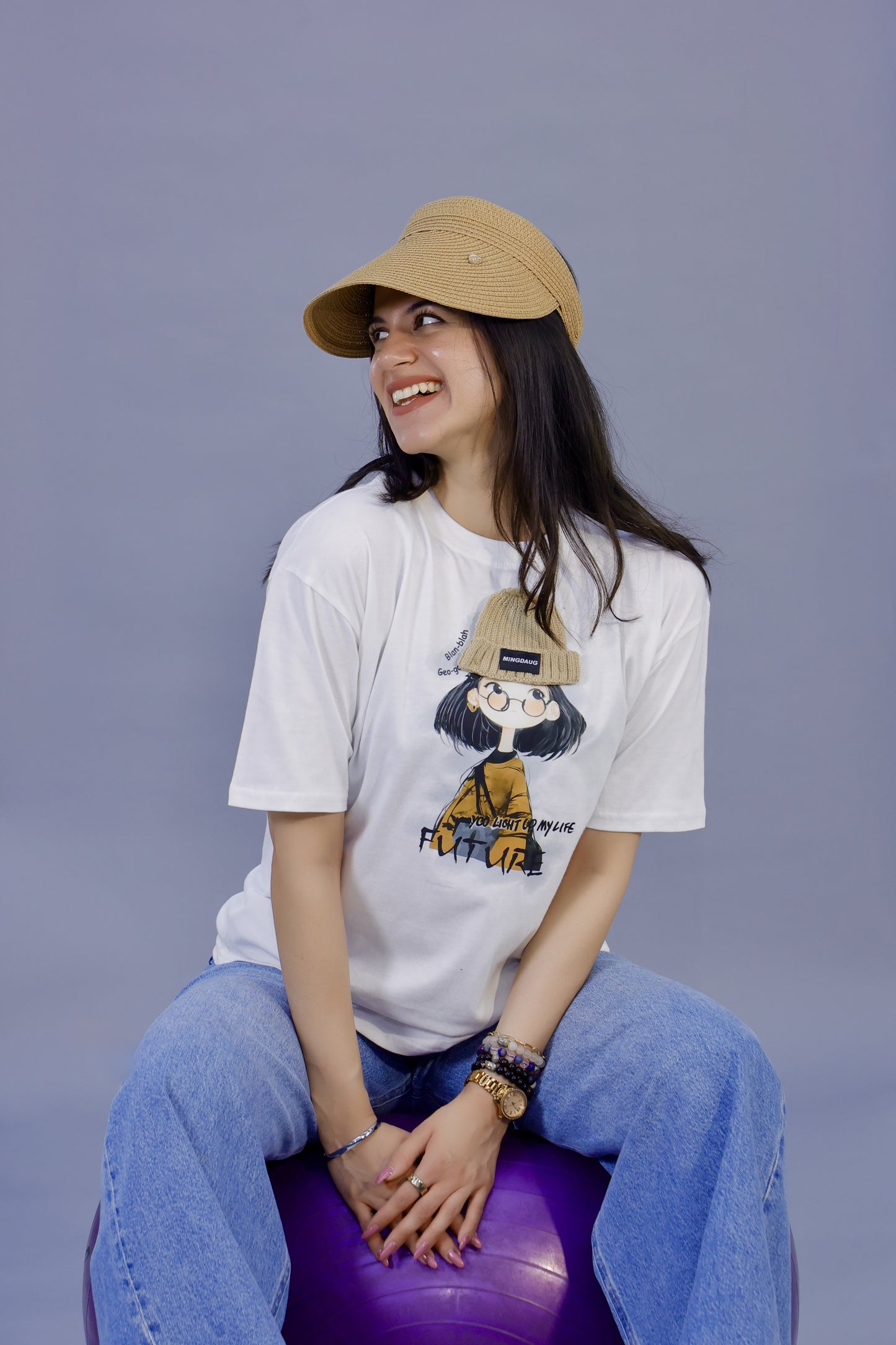 Cute Girl Graphic 3D T-Shirt