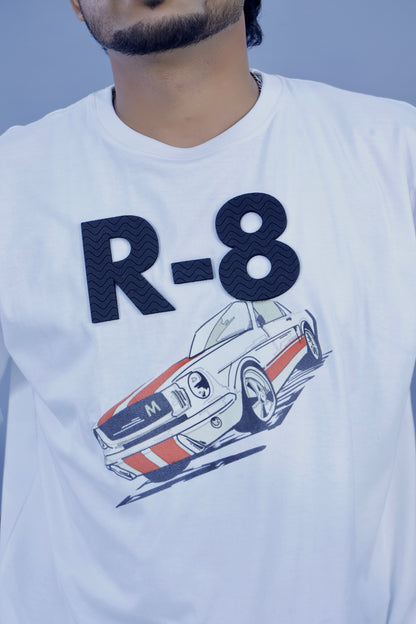 R-8 Muscle Car Graphic 3D T-Shirt