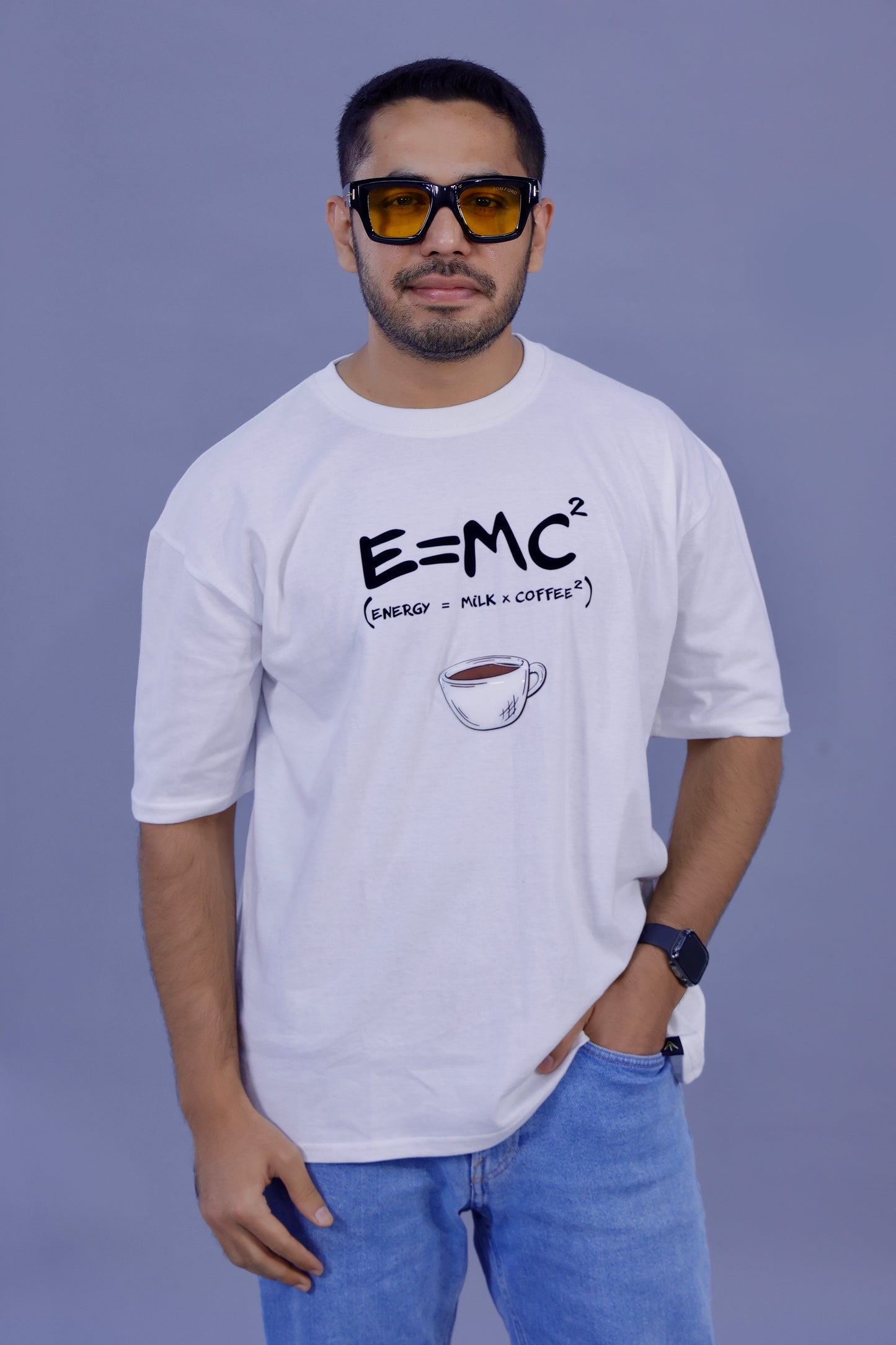 Coffee Lover Print T-Shirt