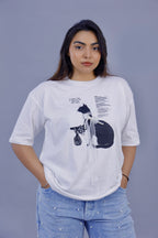 Elegant Cat Graphic T-Shirt