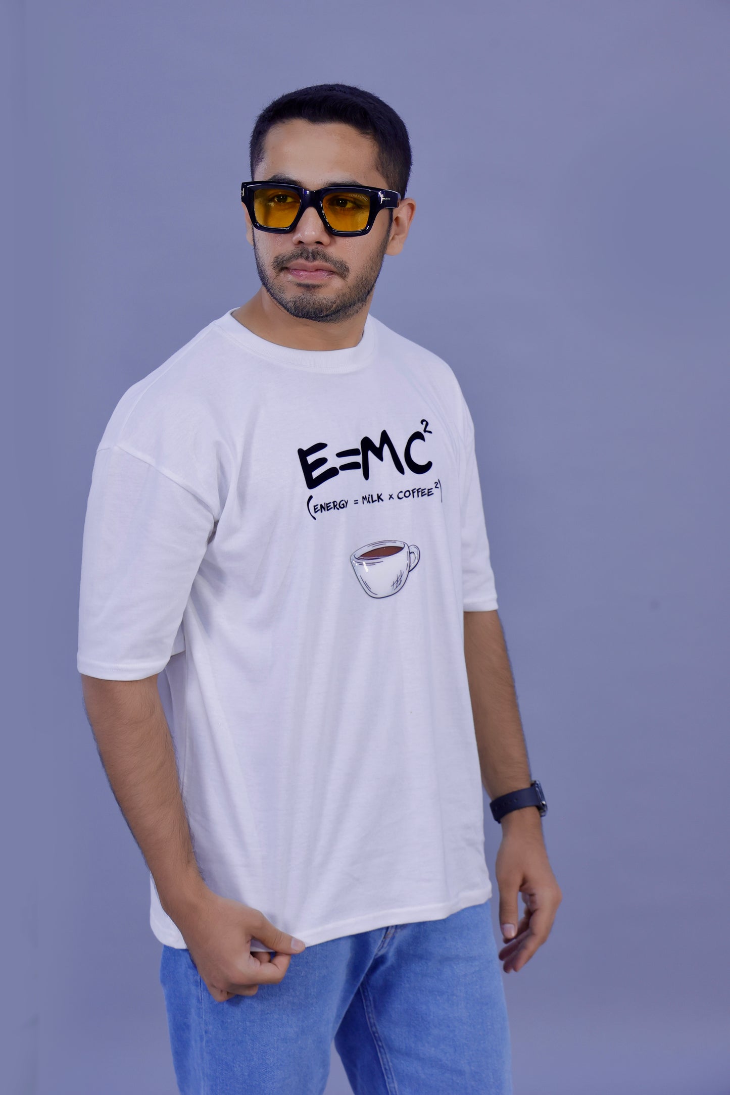 Coffee Lover Print T-Shirt