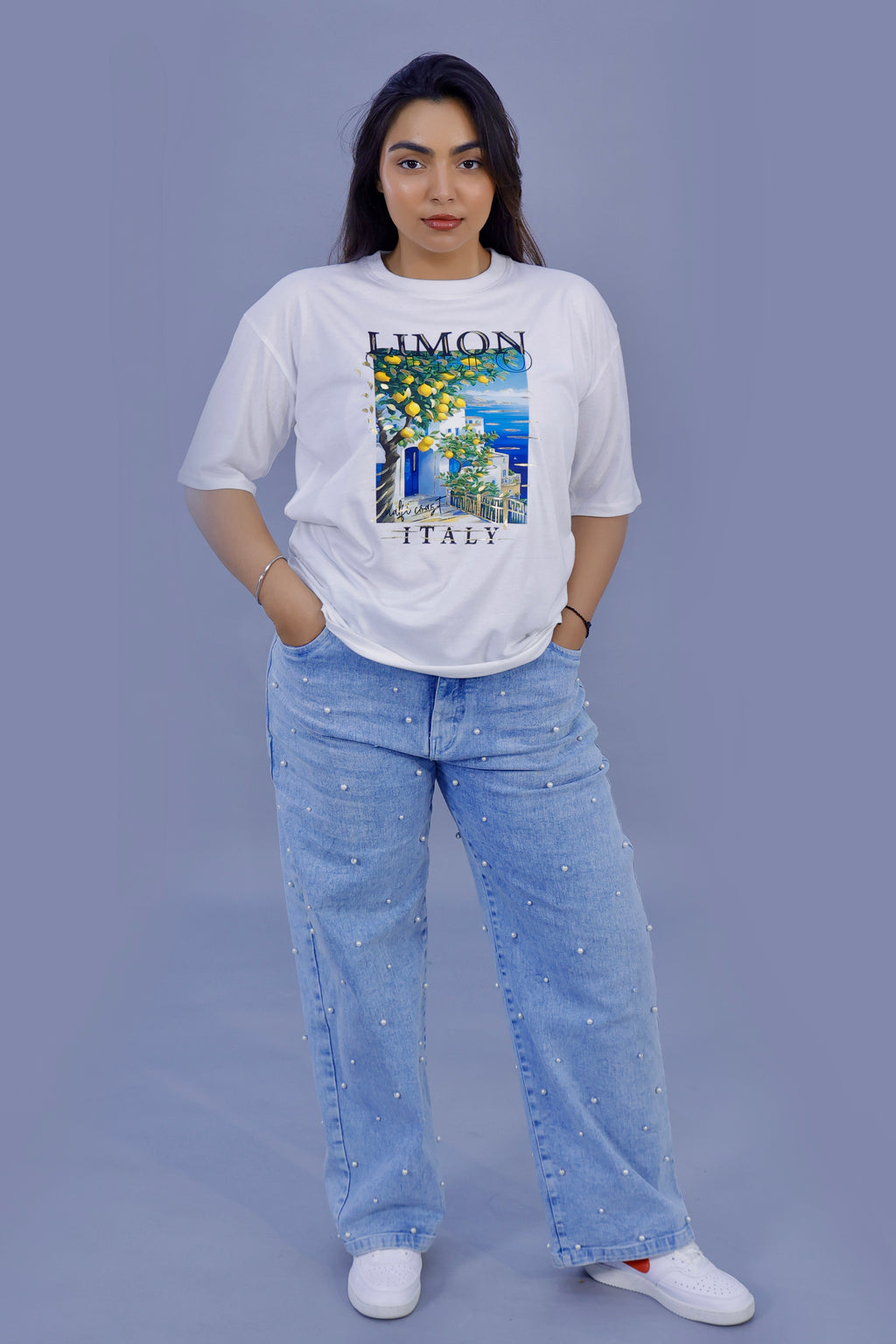 Limon Italy Summer Graphic T-Shirt