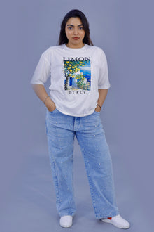 Limon Italy Summer Graphic T-Shirt