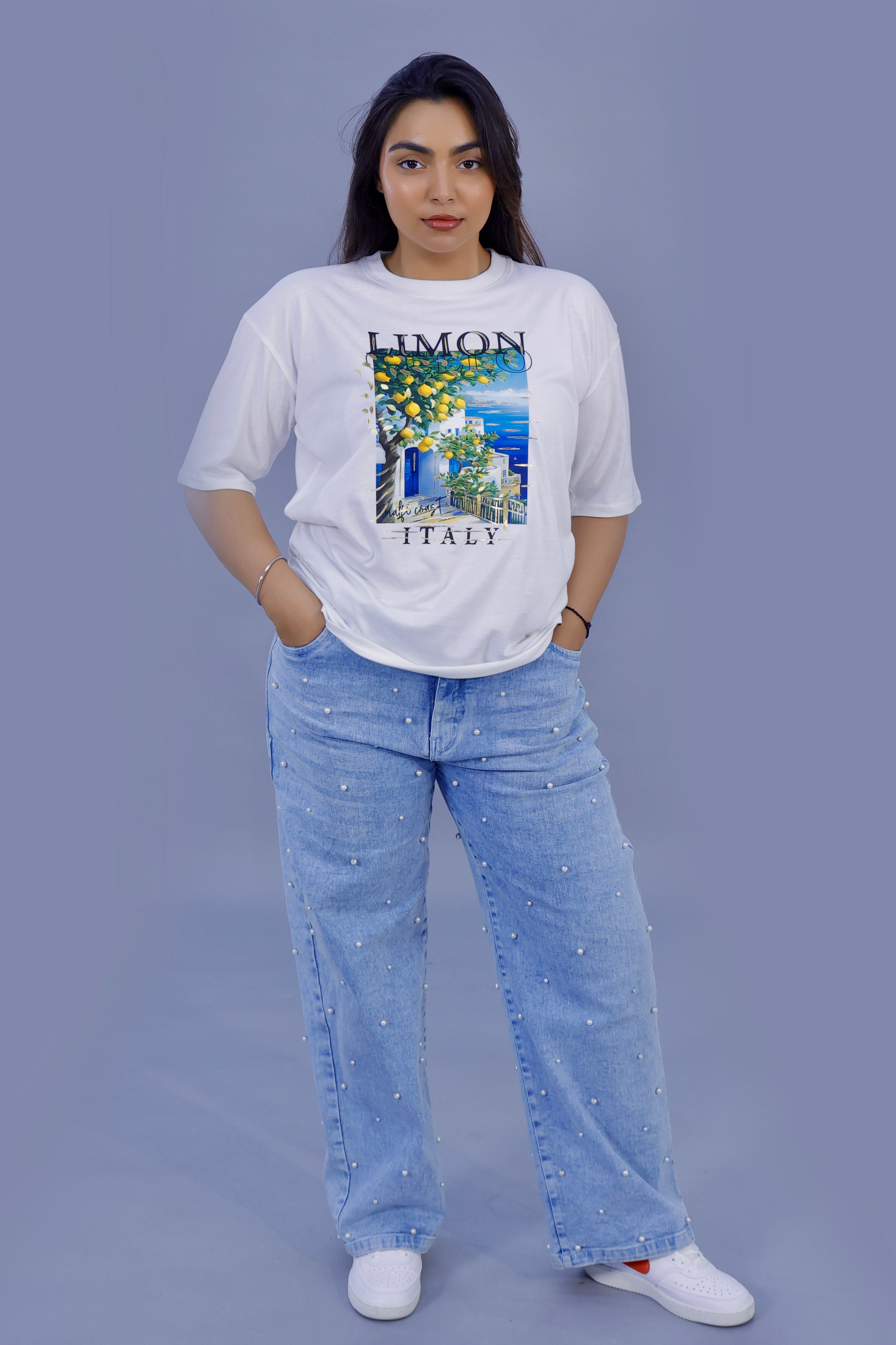 Limon Italy Summer Graphic T-Shirt