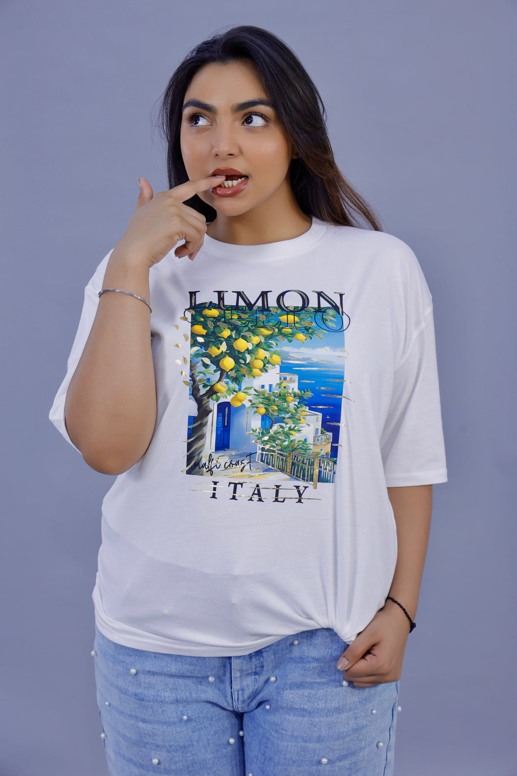 Limon Italy Summer Graphic T-Shirt