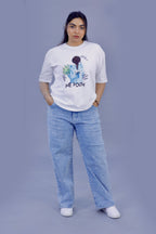 He Pooh Girl with Flowers T-Shirt