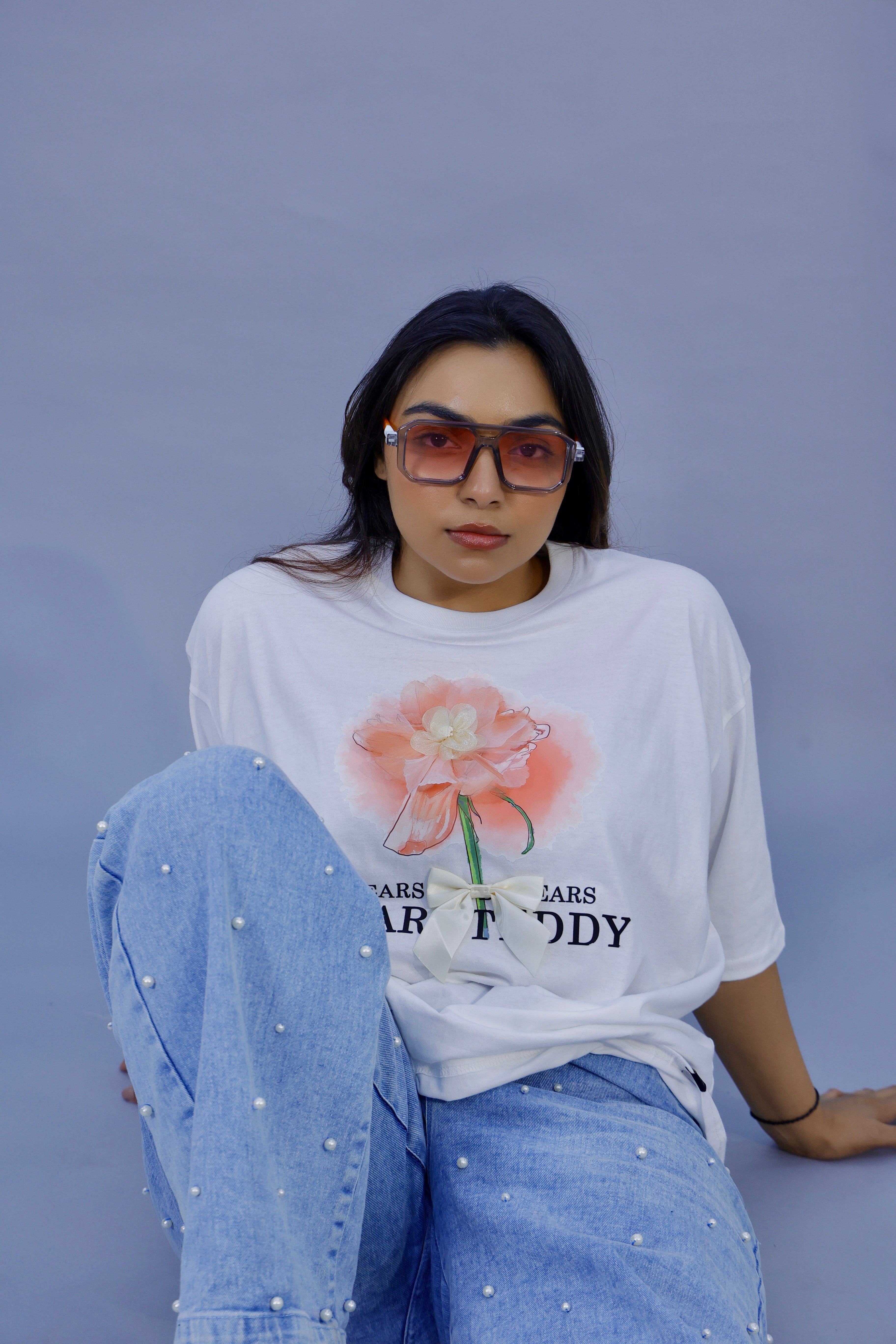 Bears Teddy Floral Graphic T-Shirt