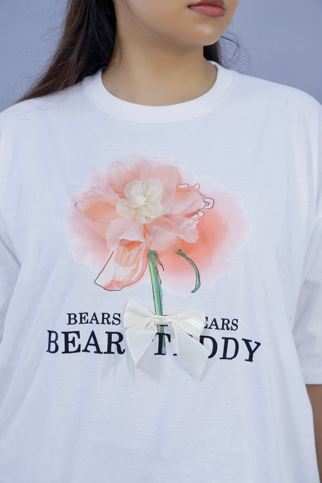 Bears Teddy Floral Graphic T-Shirt