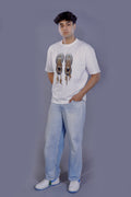 Classic Sneakers Graphic 3D T-Shirt white