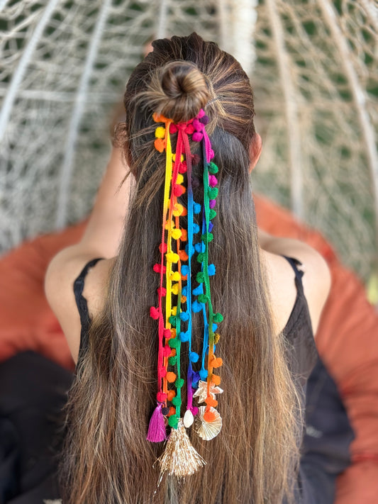 ⁠Rainbow Bloom Hair Accessory