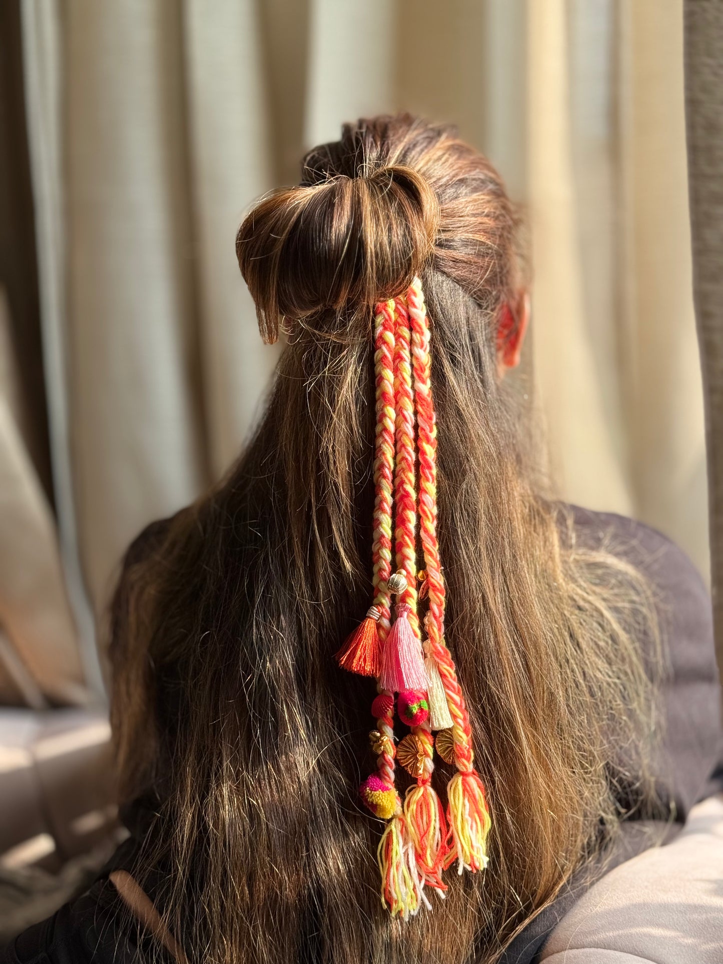 Coral Flame Hair Accessory