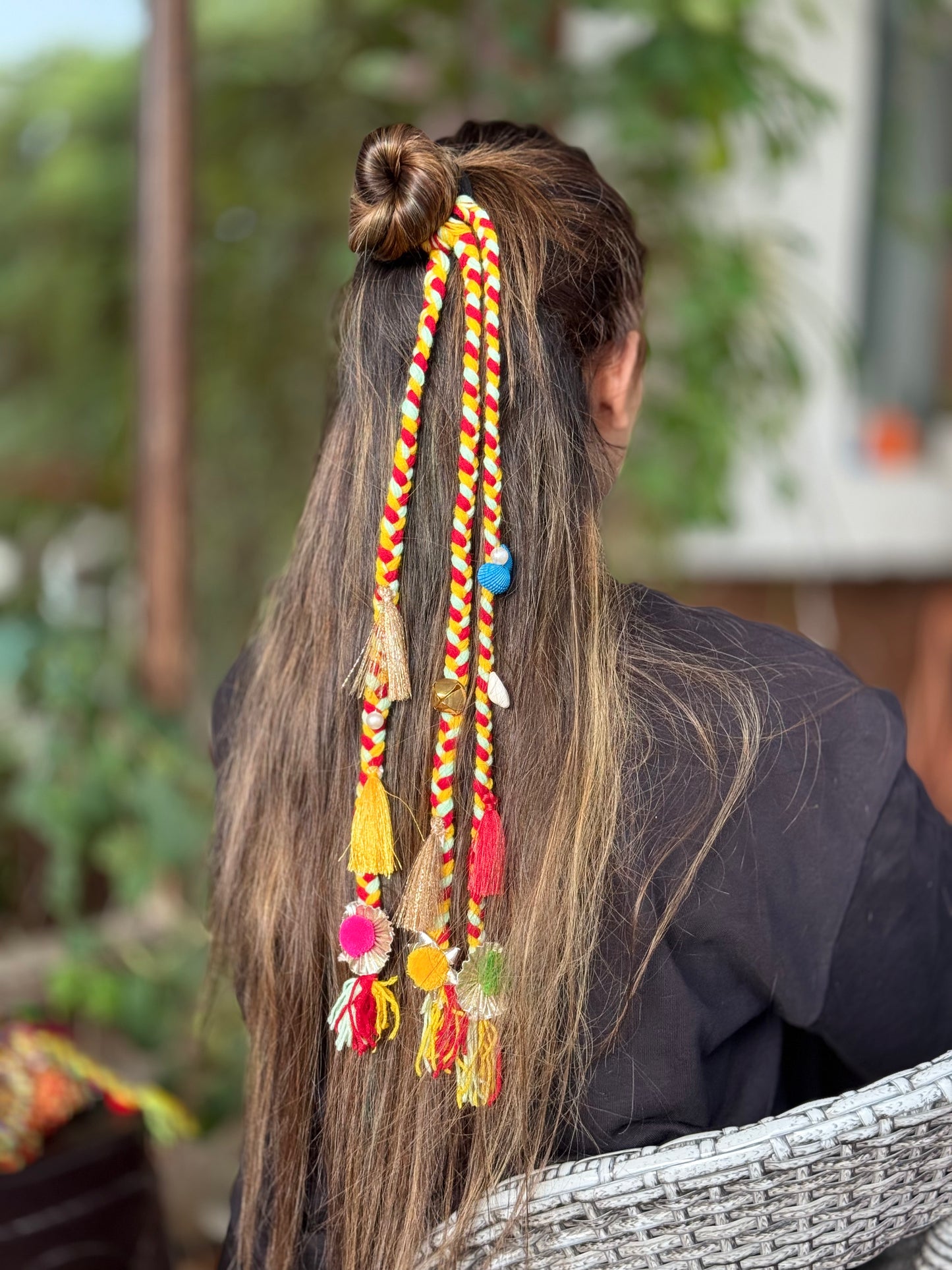 Golden Festive Hair Accessory