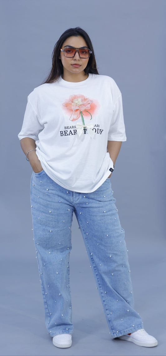 Bears Teddy Floral Graphic T-Shirt
