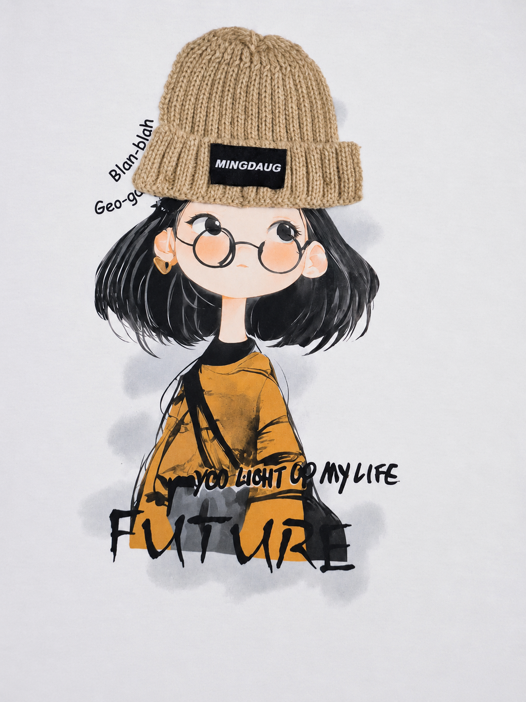 Cute Girl Graphic 3D T-Shirt