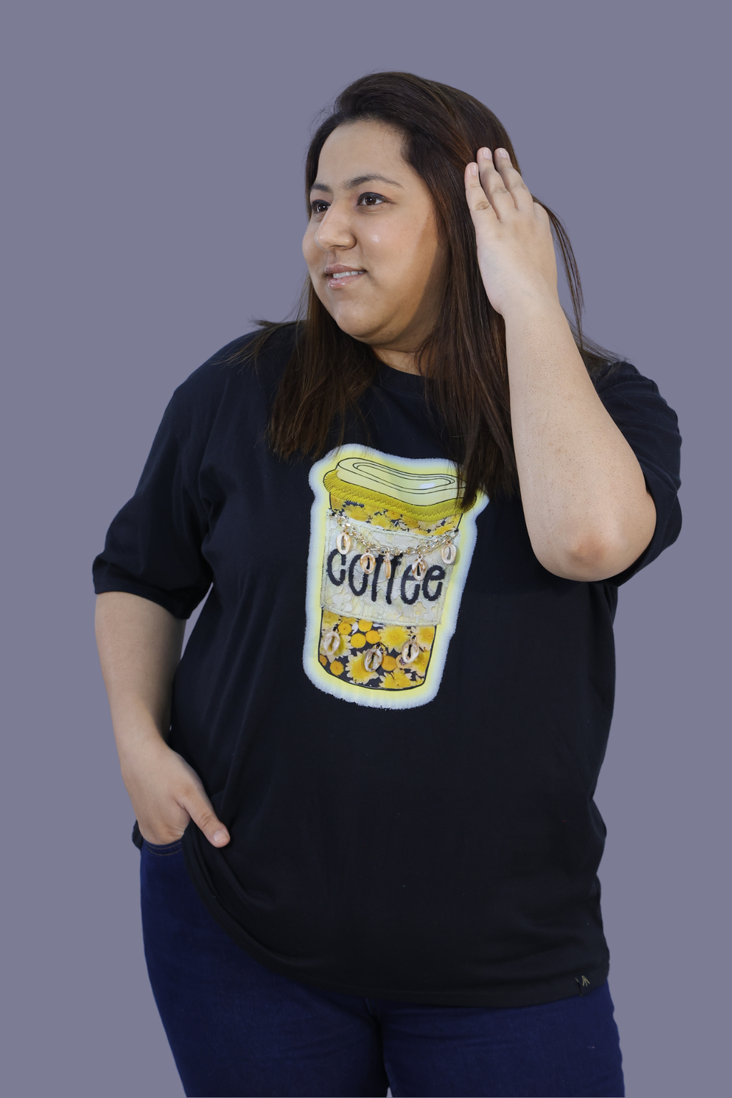 Coffee Fix Graphic Tee White