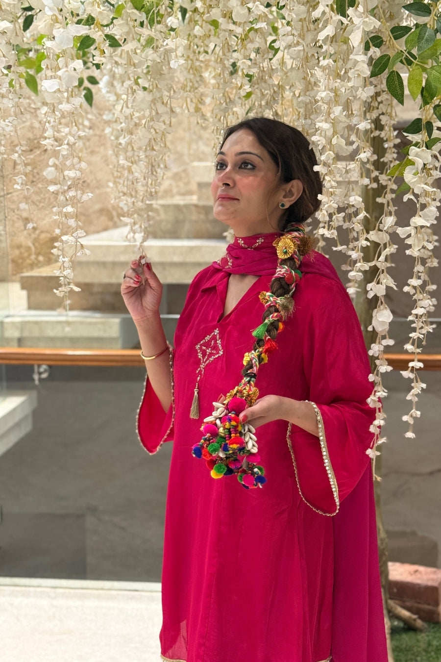 Phulkari Pom-Pom Parandi