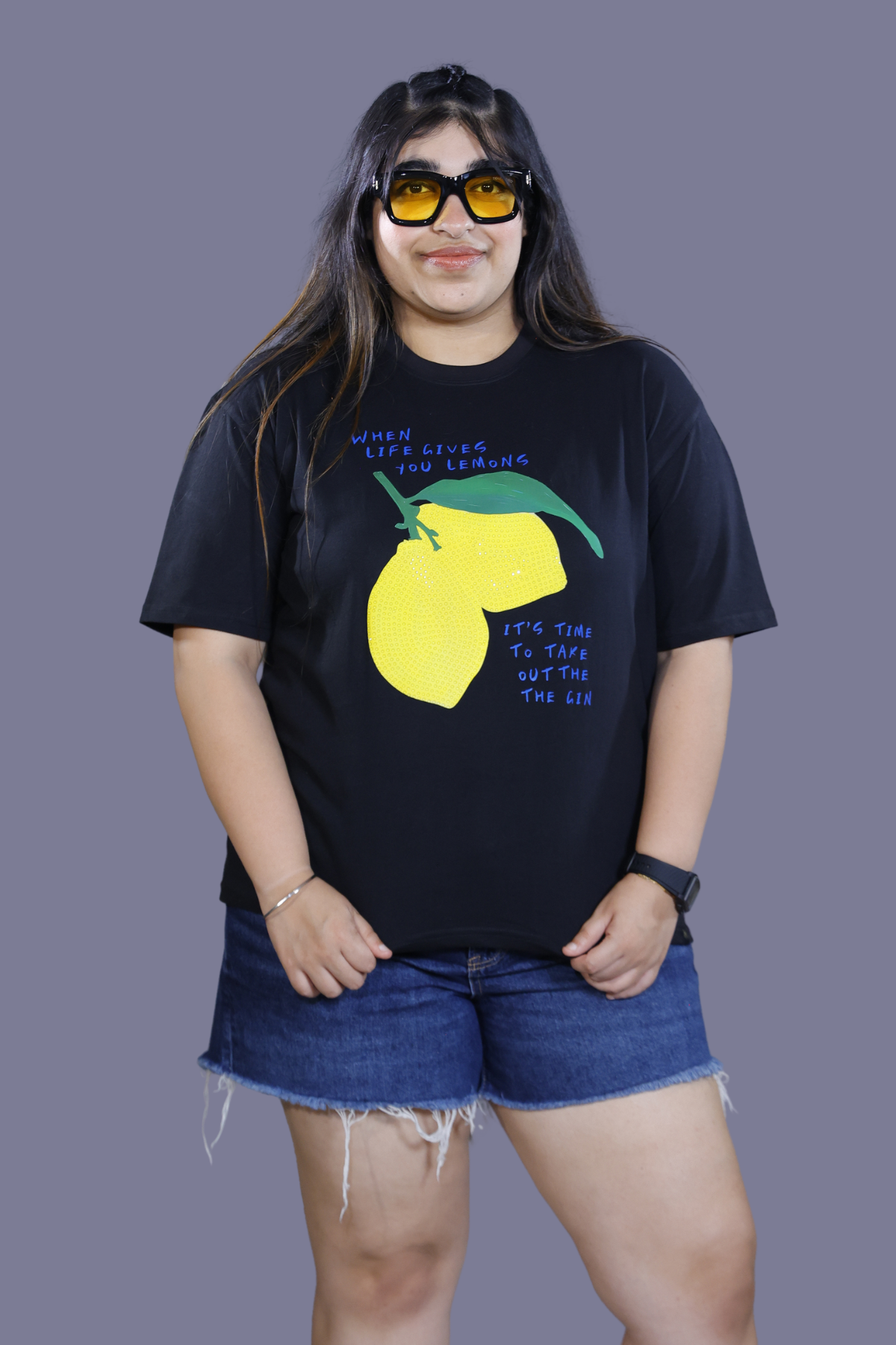 Lemon Gin Graphic Tee White