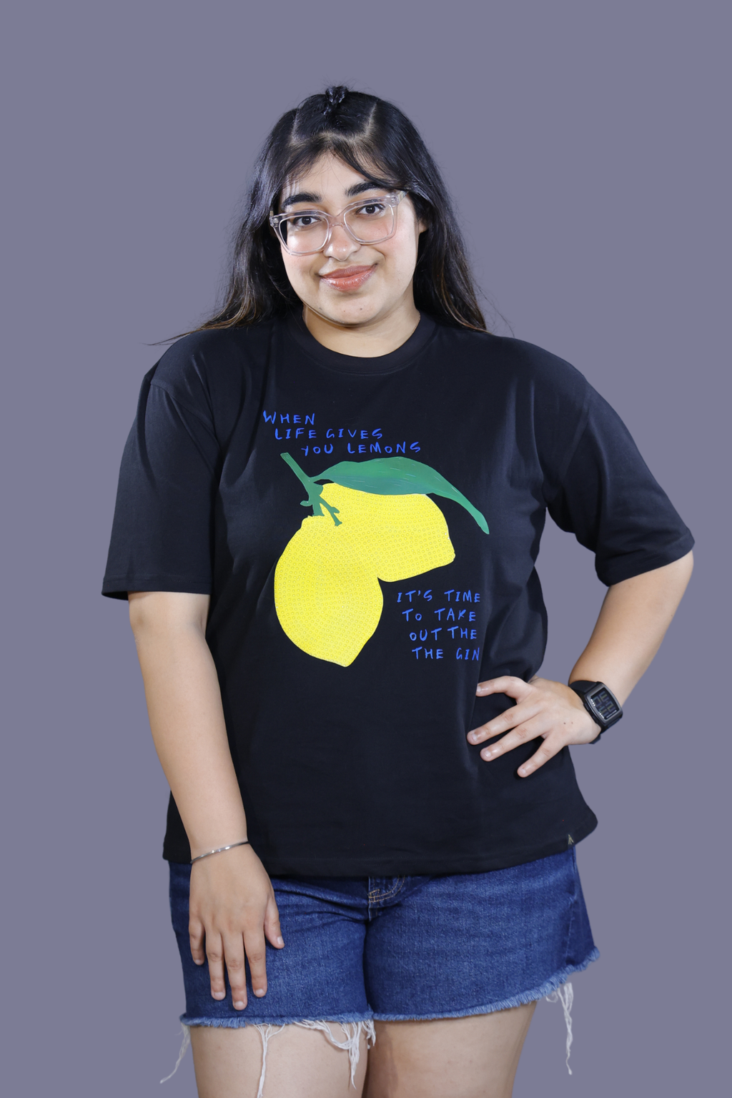 Lemon Gin Graphic Tee White