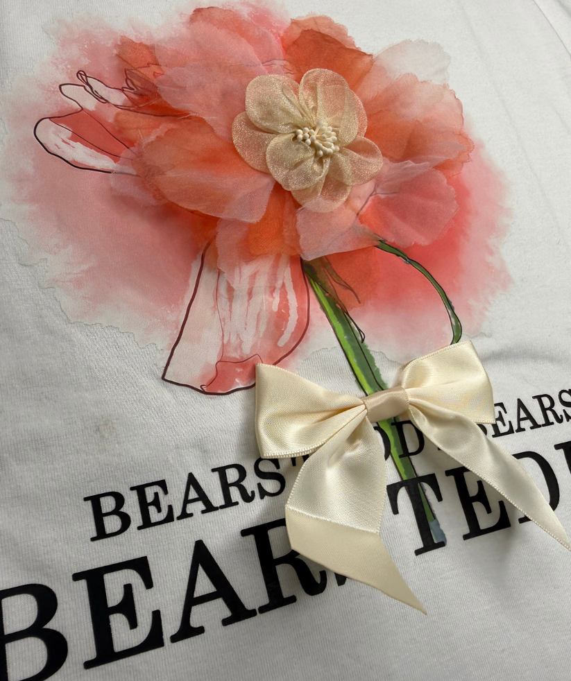 Bears Teddy Floral Graphic T-Shirt
