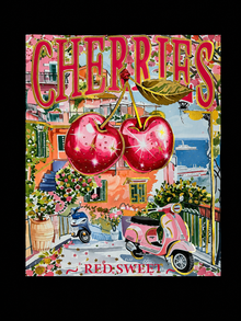 Cherry Vibes Graphic 3D T-Shirt