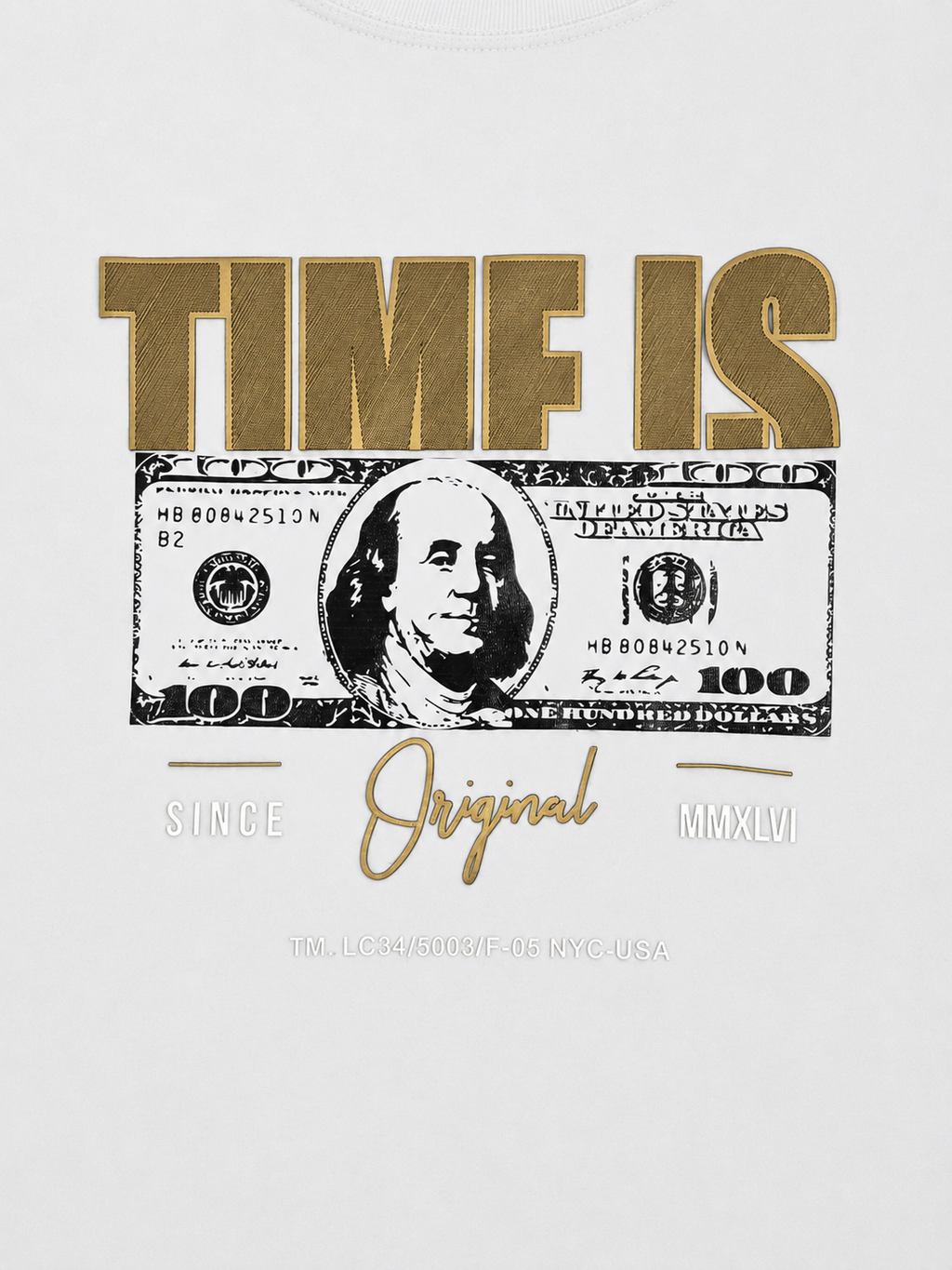 Time Is Money Graphic 3D T-Shirt