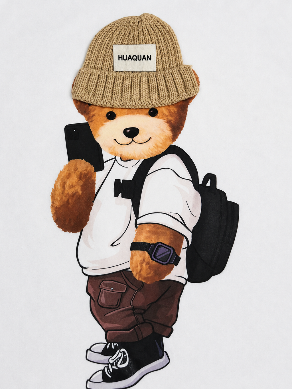 Trendy Teddy Graphic 3D T-Shirt